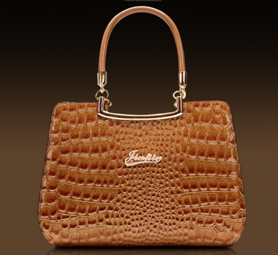 Sac a main imitation cuir crocodile J 213 8